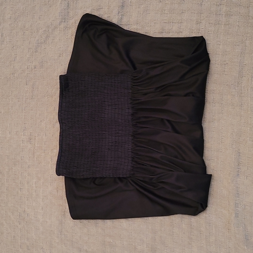 Black swim suit cover dress
